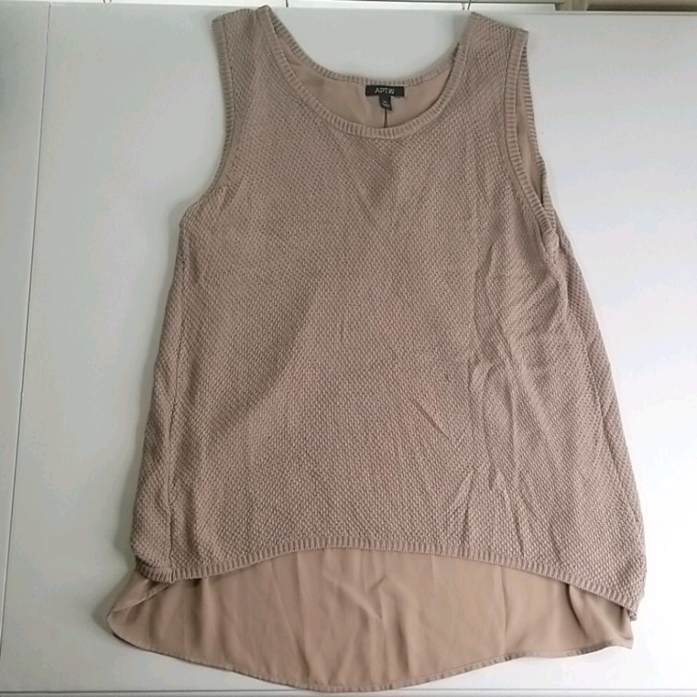 Sweater tank with cute back
